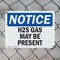 Signmission H2S Gas May Be Present OSHA Notice Sign, Plastic, 10in W x 7in L, 2PK OS-2PACK-NS-P-710-L-13186 - alternate 7